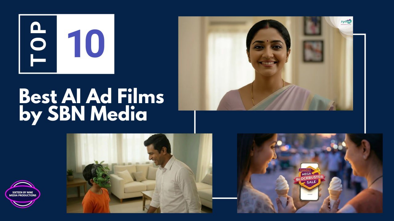 Top 10 AI ad videos by SBN Media, blog cover